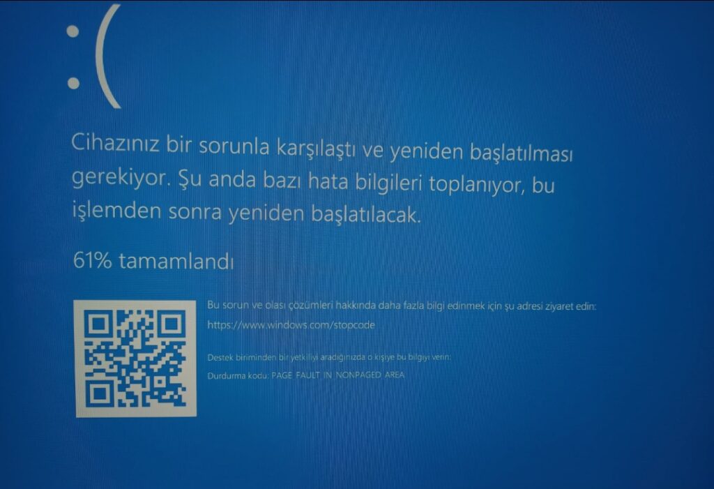 Bilgisayarınız mavi ekran vermiyor ise minidump dosyası oluşturulamayabilir. Hata sonucu bu dosya oluşmaktadır.